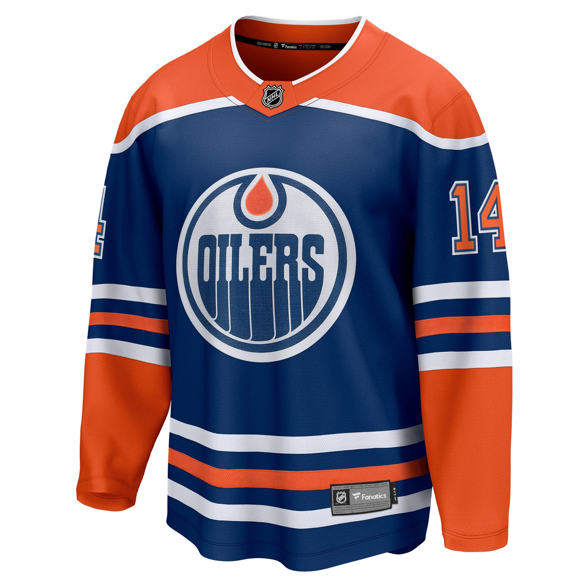 Edmonton Oilers Mattias Ekholm Fanatics Royal Home Breakaway Jersey