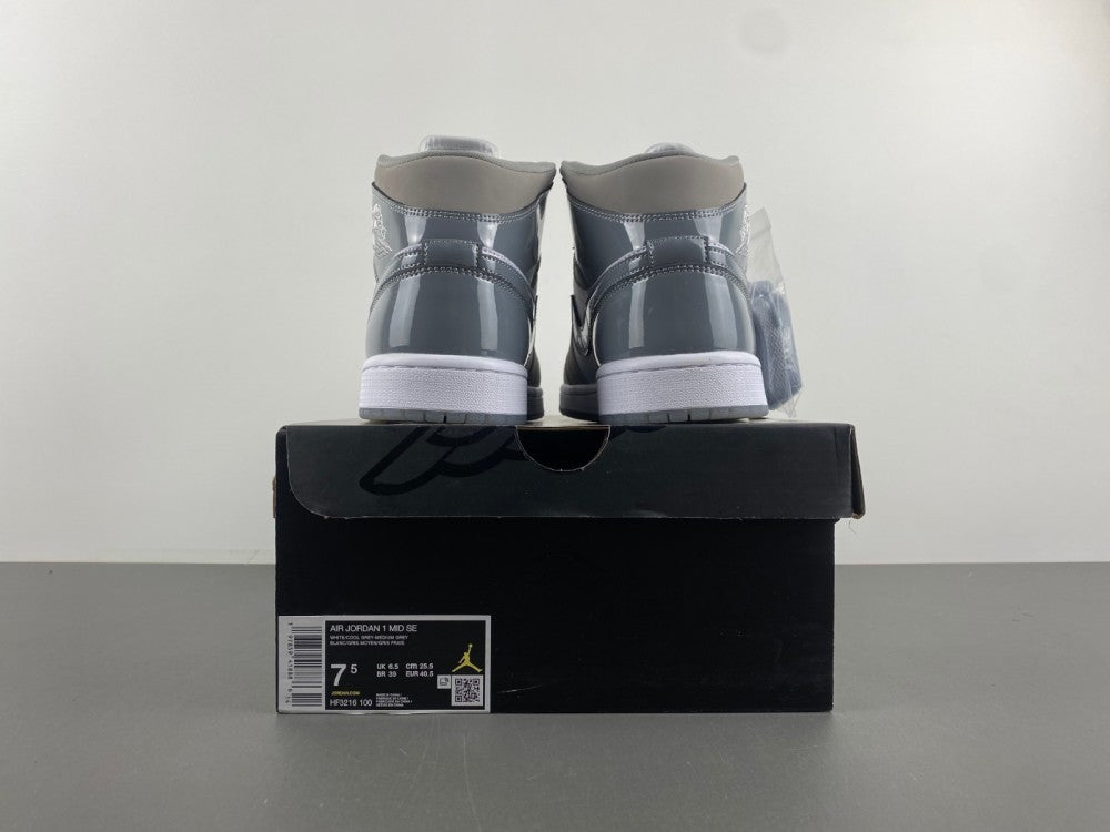 Mid Top Sneakers, White Gray Colorway, Lace Up Design, Casual Gift for Sneaker Fans