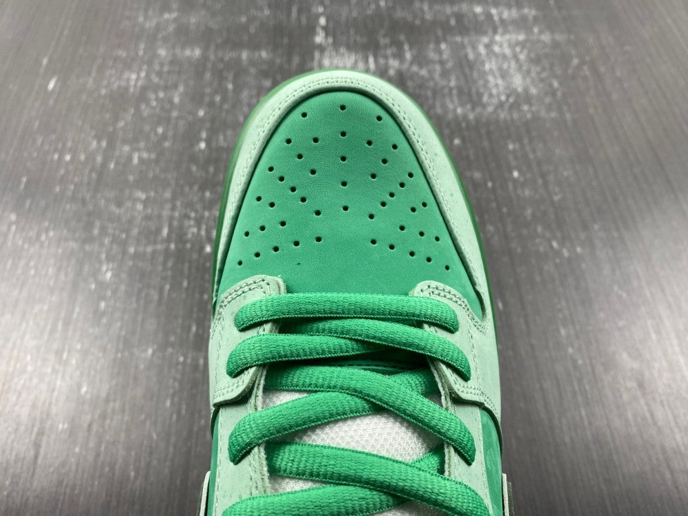 Low Top Sneakers, Green Colorway, Lace Up Design, Casual Gift for Sneaker Fans
