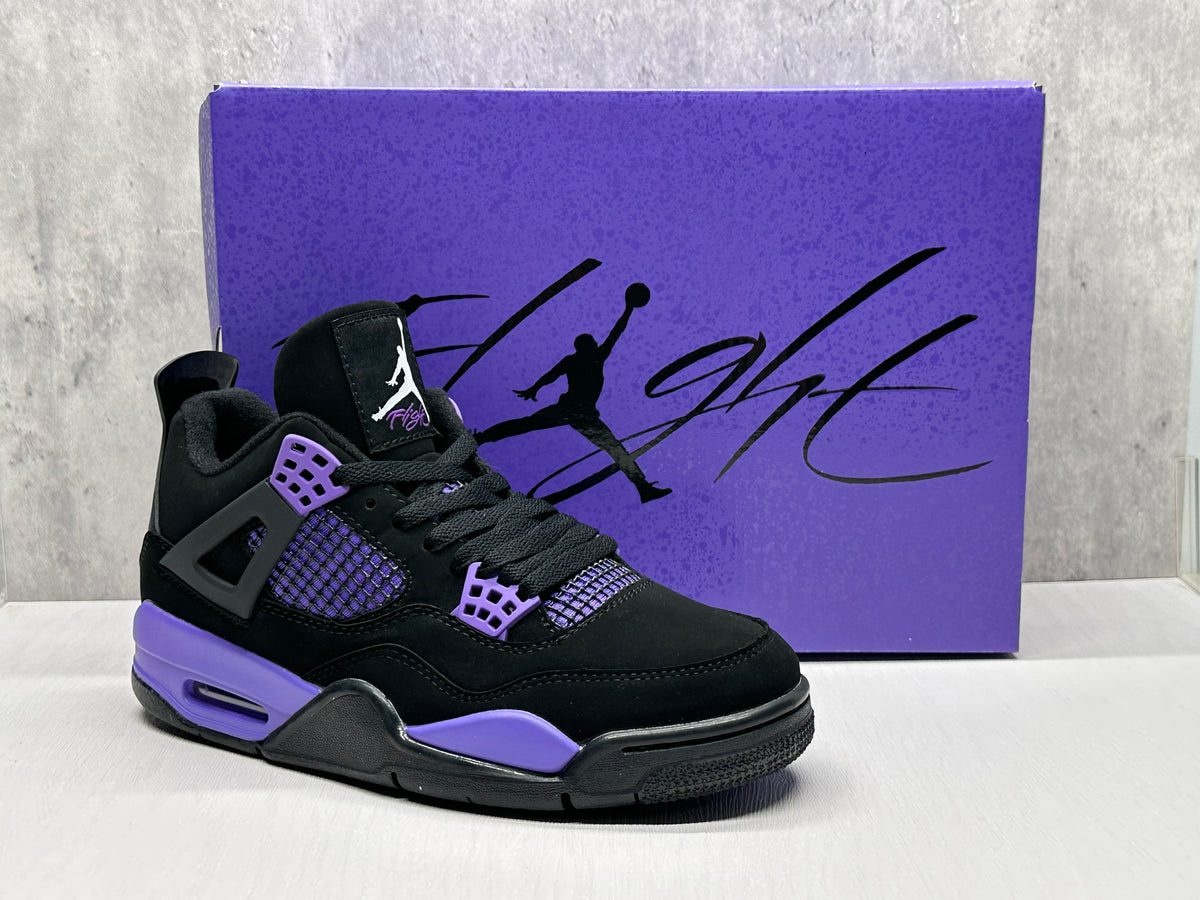 Mid Top Sneakers, Purple Colorway, Lace Up Design, Casual Gift for Sneaker Fans