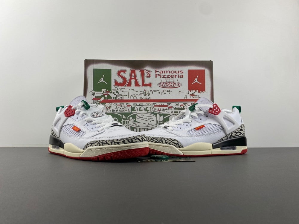 Low Top Sneakers, White Black Red Green Colorway, Lace Up Design, Casual Gift for Sneaker Fans