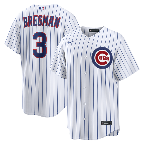 Chicago Cubs Alex Bregman White Home Replica Jersey