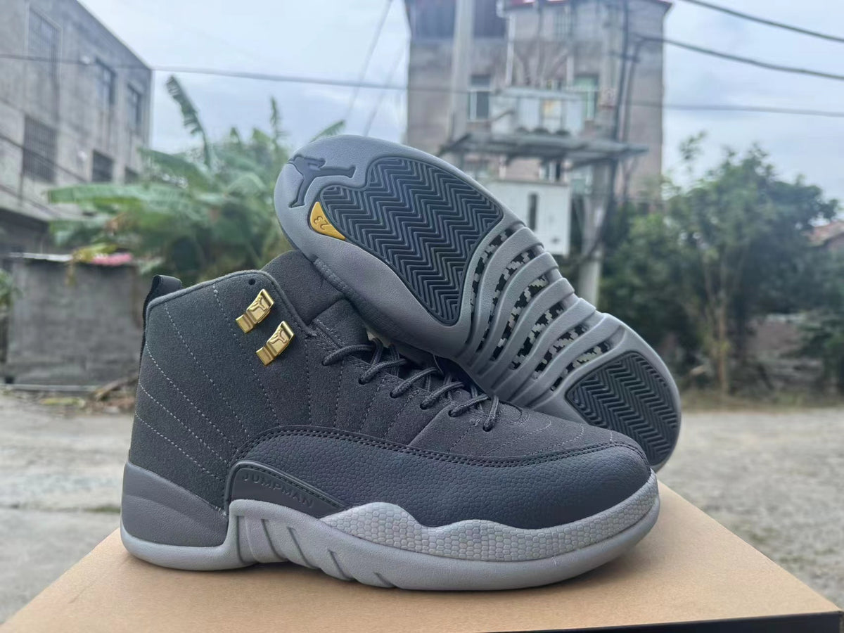 High Top Sneakers, Gray Colorway, Lace Up Design, Casual Gift for Sneaker Fans