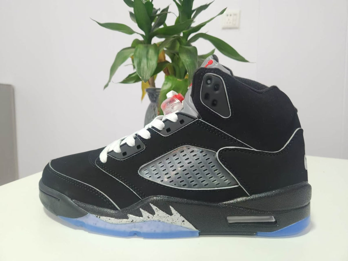 High Top Sneakers, Black Silver Colorway, Lace Up Design, Casual Gift for Sneaker Fans