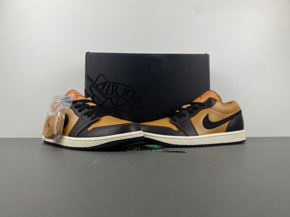Low Top Sneakers, Black Brown Colorway, Lace Up Design, Casual Gift for Sneaker Fans