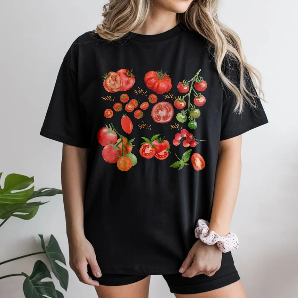 Tomato Sweatshirt | Vintage Botanical Illustration | Soft Cotton Blend | Cottagecore Gardener Gift for Her