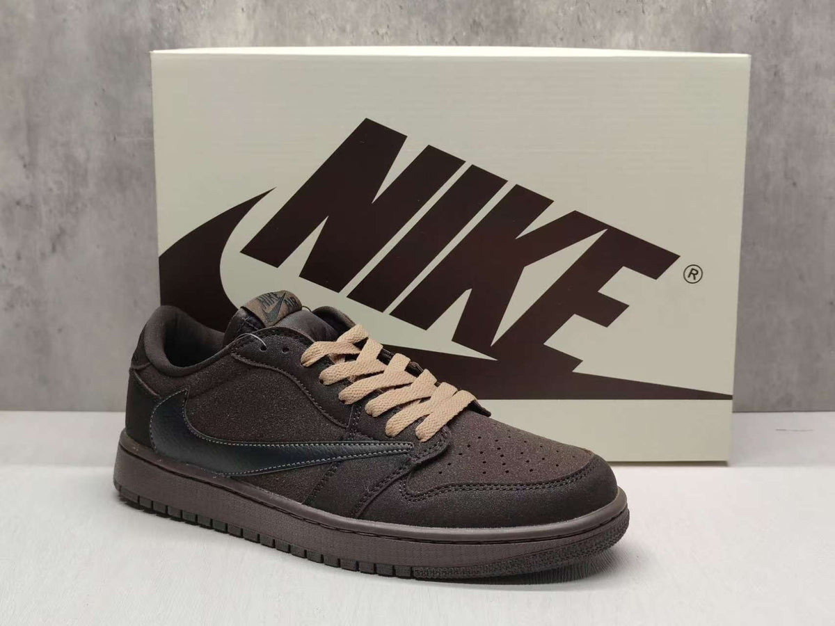 Low Top Sneakers, Brown Colorway, Reverse Hook Design, Lace Up Design, Casual Gift for Sneaker Fans