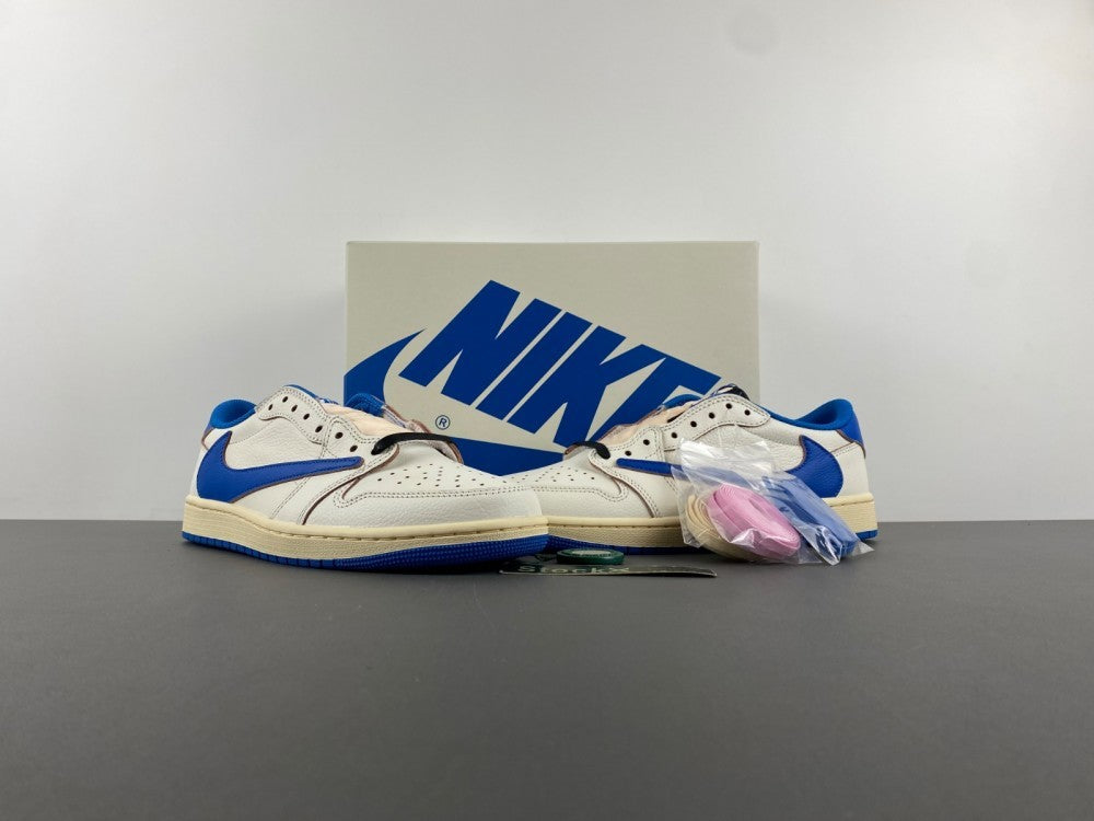 Low Top Sneakers, Blue White Colorway, Reverse Hook Design, Lace Up Design, Casual Gift for Sneaker Fans