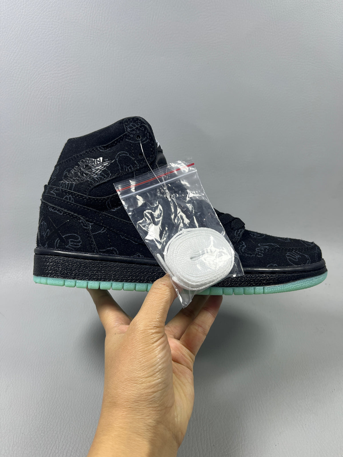 High Top Sneakers, Black Colorway, Lace Up Design, Casual Gift for Sneaker Fans