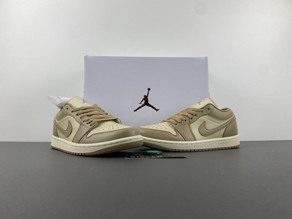 Low Top Sneakers, Beige Colorway, Camouflage Pattern, Lace Up Design, Casual Gift for Sneaker Fans