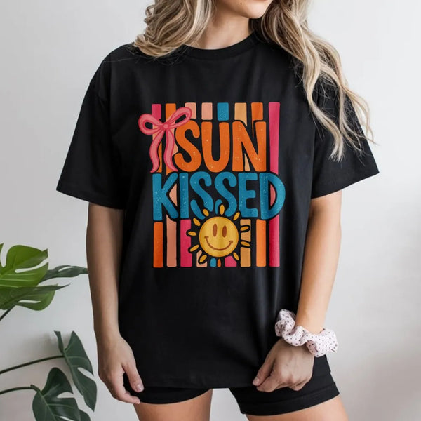 Sunkissed Summer Sweatshirt | Trendy Beach Life Graphic | Soft Cotton Blend Pullover | Vacation Gift For Her