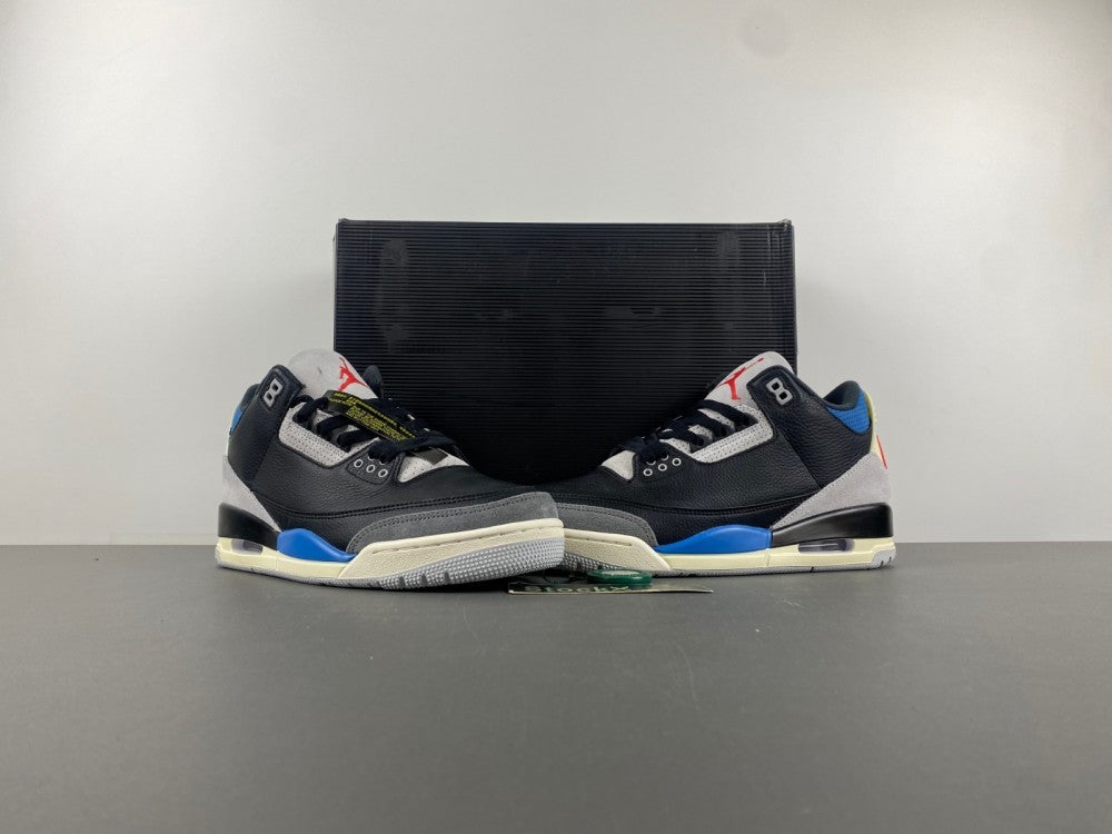 Low Top Sneakers, Blue Black Red Gray Colorway, Leather Footwear, Lace Up Design, Casual Gift for Sneaker Fans