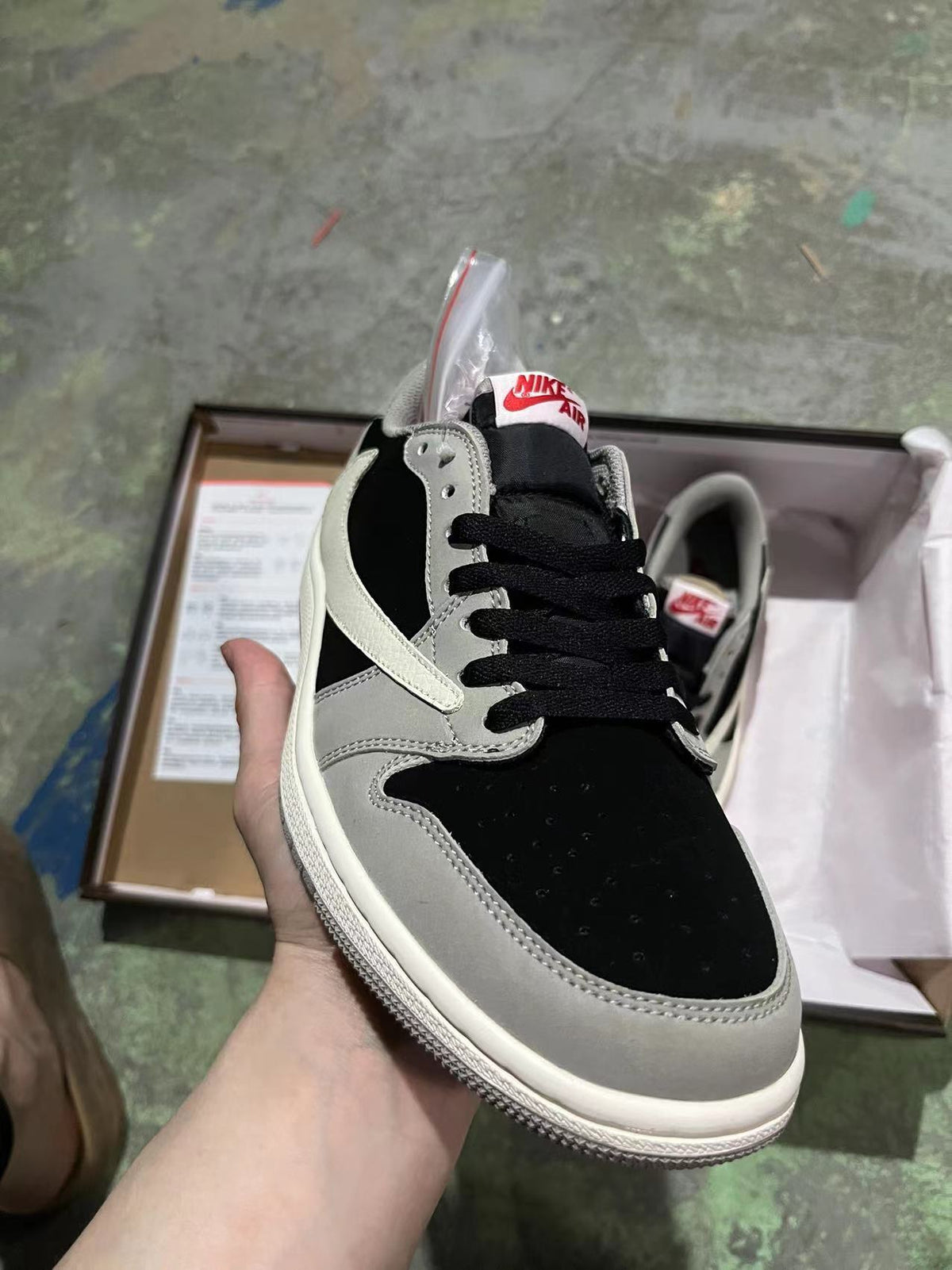 Low Top Sneakers, Gray Colorway, Reverse Hook Design, Lace Up Design, Casual Gift for Sneaker Fans