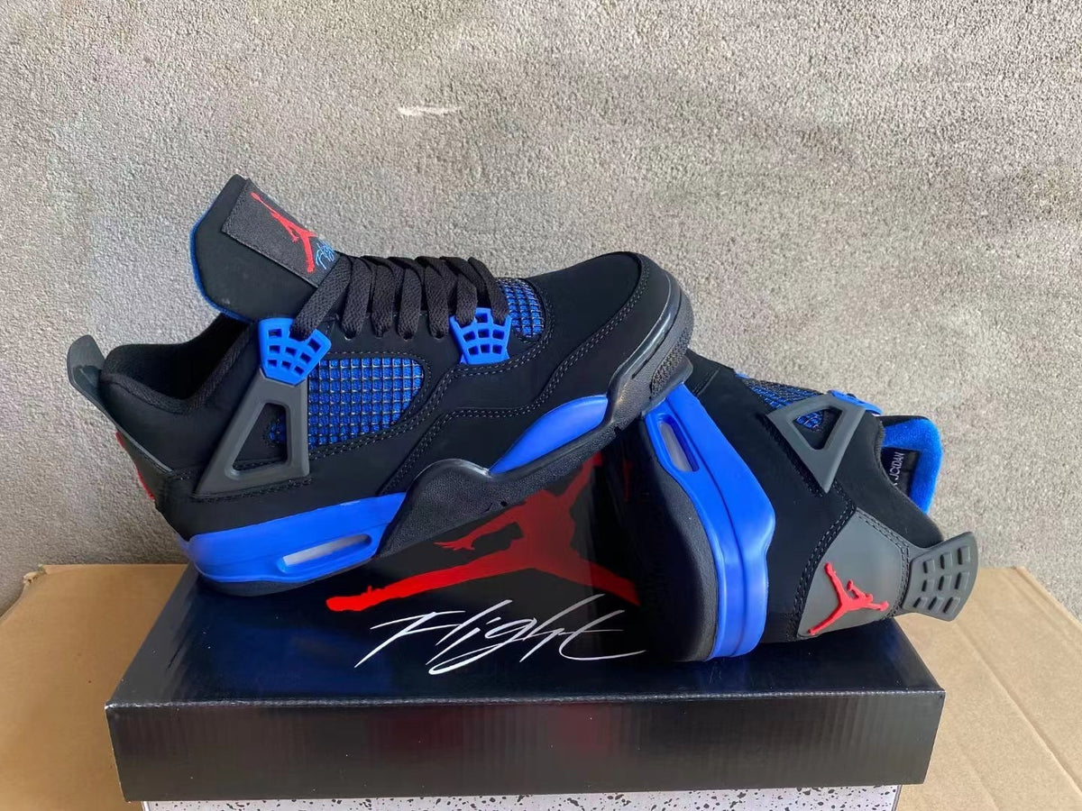 Mid Top Sneakers, Black Blue Colorway, Lace Up Design, Casual Gift for Sneaker Fans