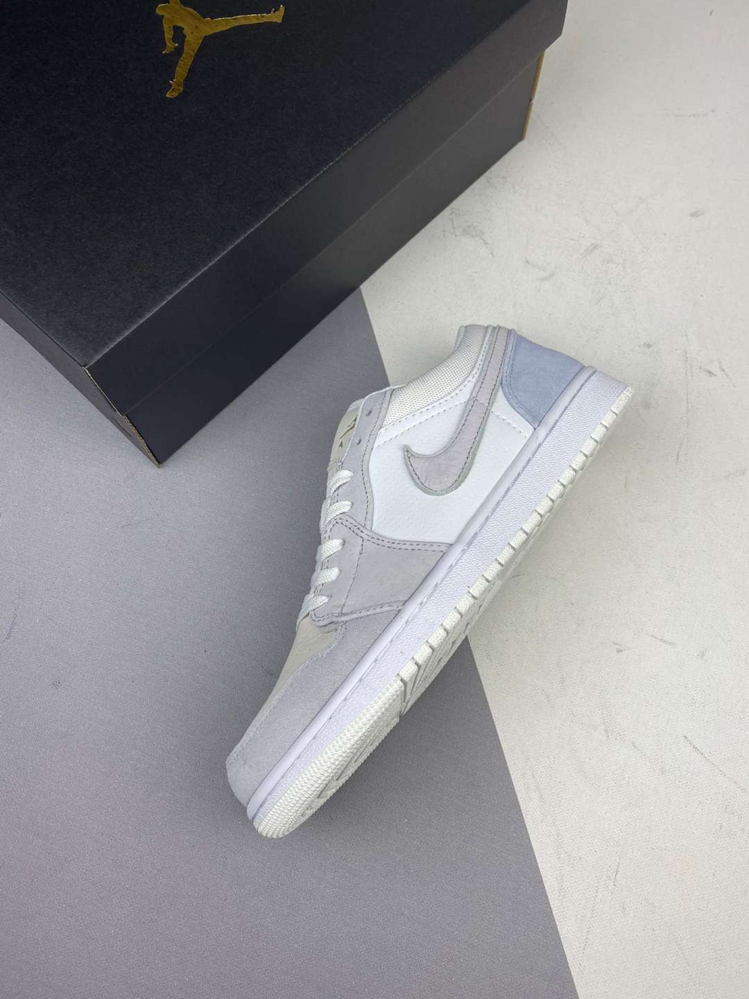 Low Top Sneakers, Light Gray Colorway, Lace Up Design, Casual Gift for Sneaker Fans