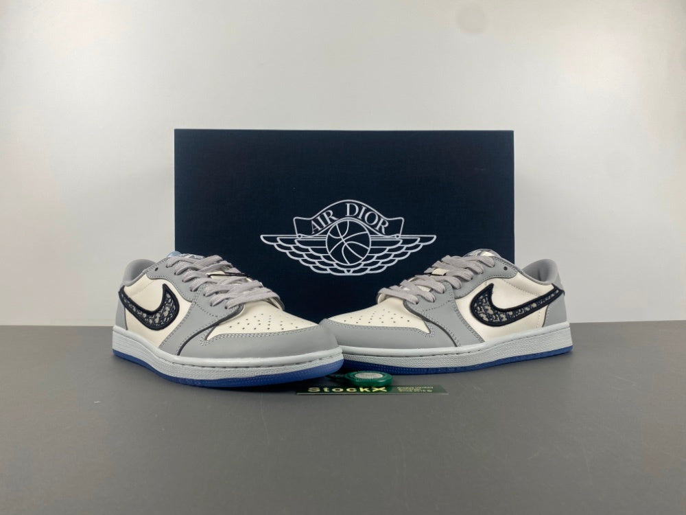 Low Top Sneakers, Gray White Colorway, Lace Up Design, Casual Gift for Sneaker Fans