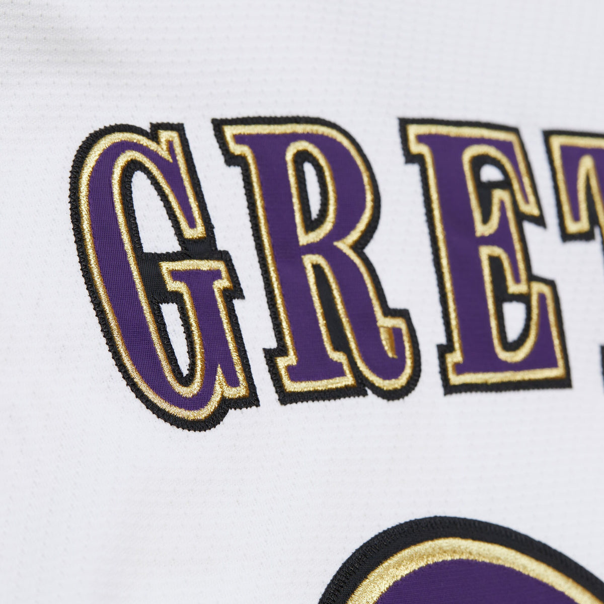 Los Angeles Kings Wayne Gretzky Mitchell & Ness White 1995-96 Power Play Jersey