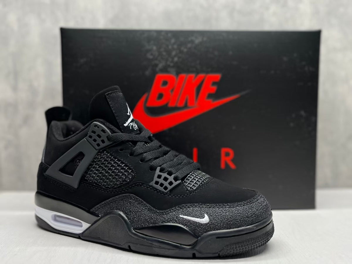 Mid Top Sneakers, Black Colorway, Lace Up Design, Casual Gift for Sneaker Fans