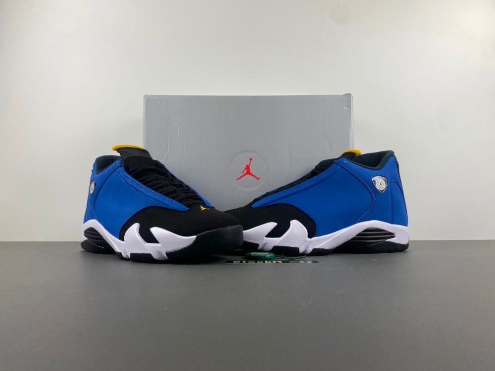 Low Top Sneakers, Blue Black Yellow Colorway, Lace Up Design, Casual Gift for Sneaker Fans