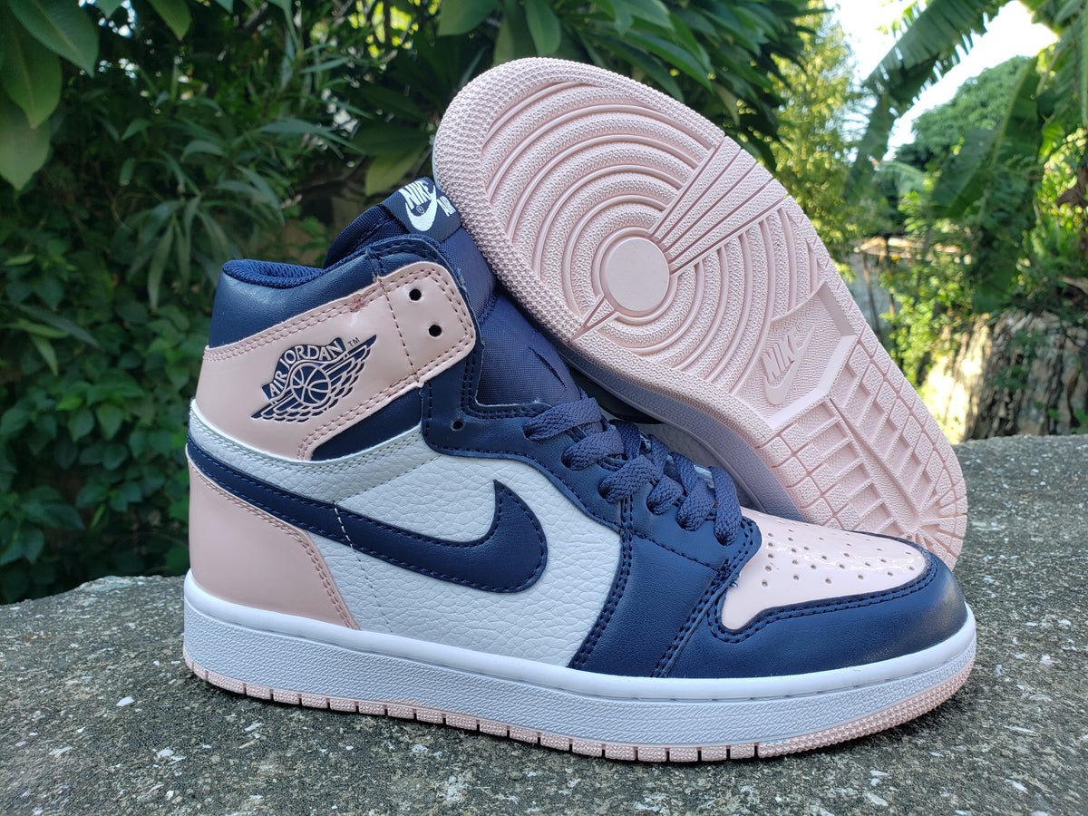 Sneakers, Navy White Colorway, Lace Up Design, Casual Gift for Sneaker Fans