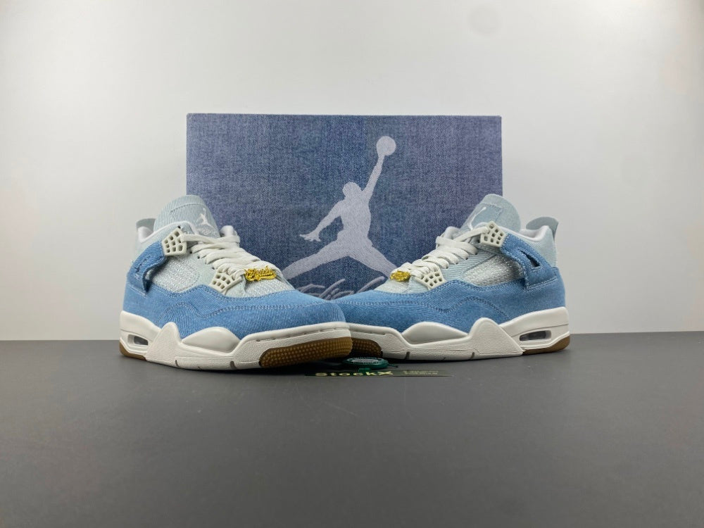 Low Top Sneakers, Blue White Colorway, Lace Up Design, Casual Gift for Sneaker Fans