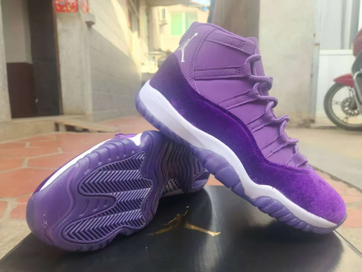 High Top Sneakers, Purple Colorway, Lace Up Design, Casual Gift for Sneaker Fans