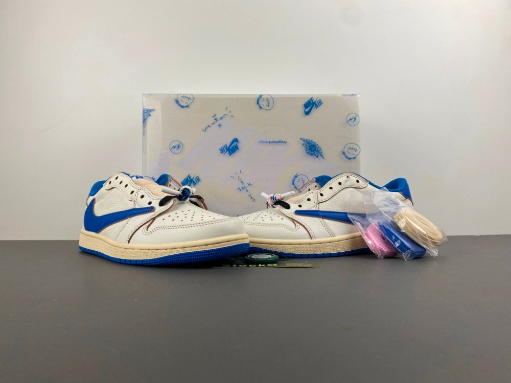 Low Top Sneakers, Blue White Colorway, Reverse Hook Design, Lace Up Design, Casual Gift for Sneaker Fans