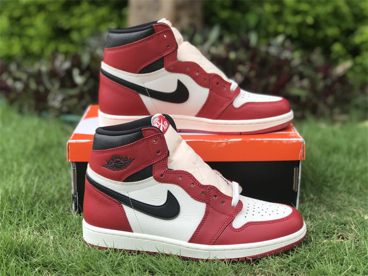 High Top Sneakers, Red White Colorway, Lace Up Design, Casual Gift for Sneaker Fans