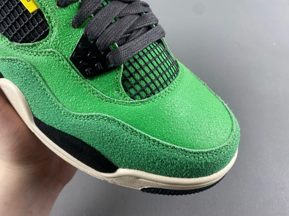 Mid Top Sneakers, Green Black Colorway, Lace Up Design, Casual Gift for Sneaker Fans