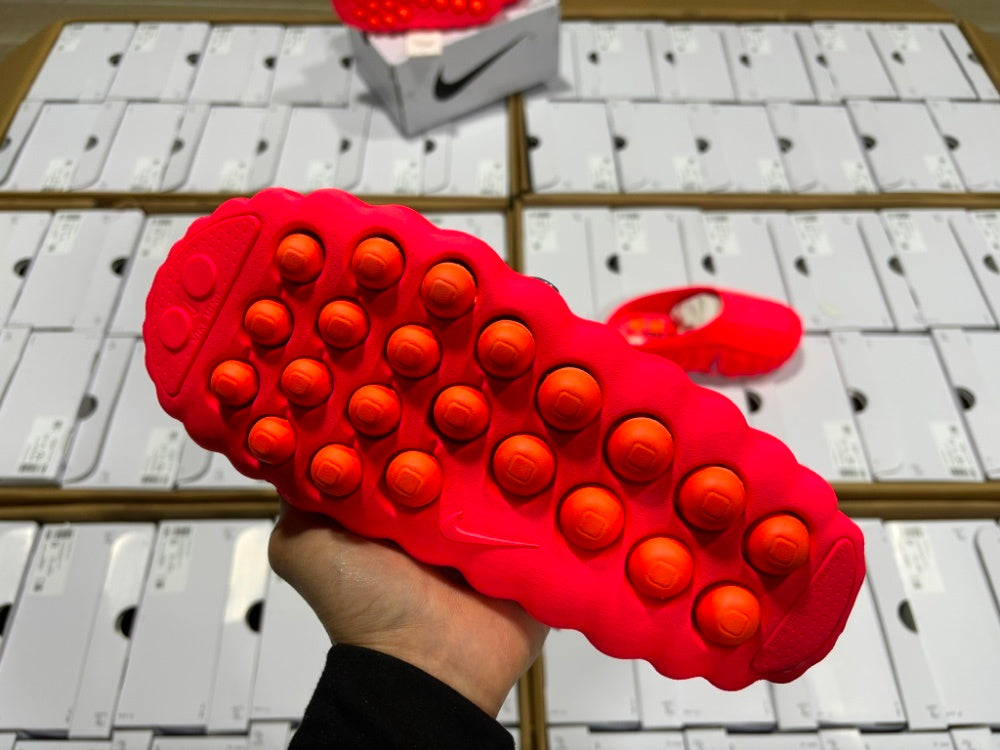 Slides, Red Colorway, Slip On Design, Casual Gift for Shoe Lovers