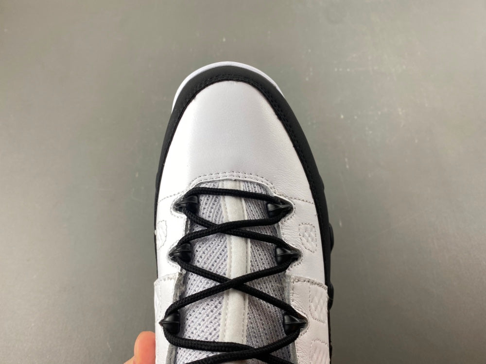 Retro Low Top Sneakers, White Black Colorway, Lace Up Design, Casual Gift for Sneaker Fans