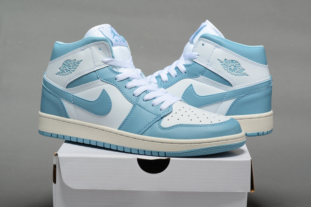 Sneakers, Blue White Colorway, Lace Up Design, Casual Gift for Sneaker Fans