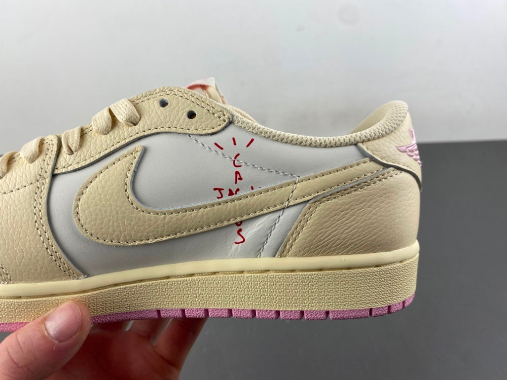 Low Top Sneakers, Pink Colorway, Reverse Hook Design, Lace Up Design, Casual Gift for Sneaker Fans