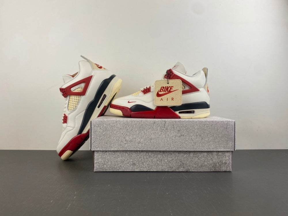 Low Top Sneakers, White Black Red Colorway, Lace Up Design, Casual Gift for Sneaker Fans