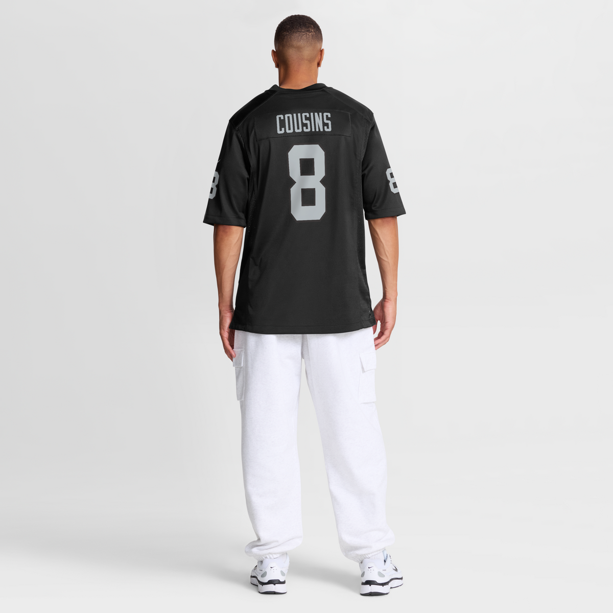 Las Vegas Raiders Kirk Cousins Black Team Game Jersey