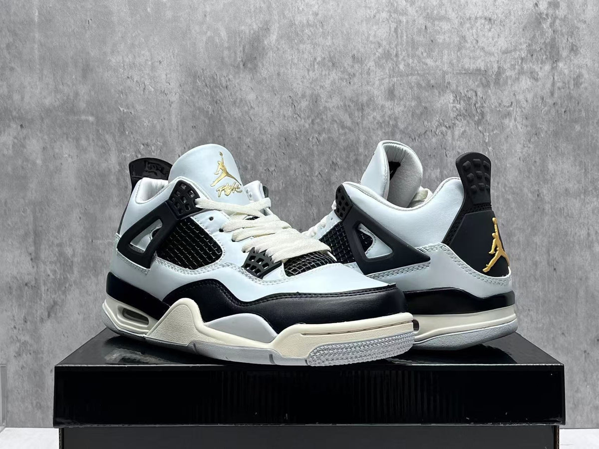 Mid Top Sneakers, Gold Colorway, Lace Up Design, Casual Gift for Sneaker Fans