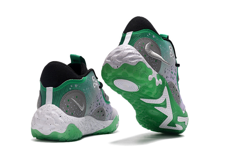 Low Top Sneakers, Gray Green Colorway, Lace Up Design, Casual Gift for Sneaker Fans