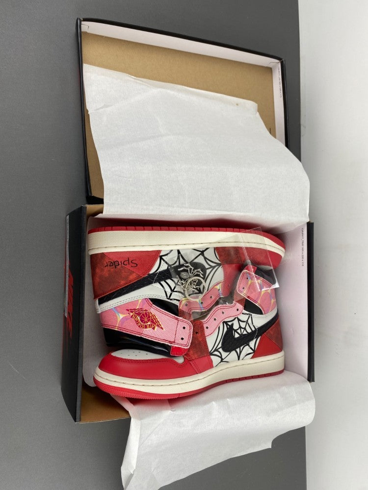 High Top Sneakers, Red Beige Black Colorway, Lace Up Design, Casual Gift for Sneaker Fans