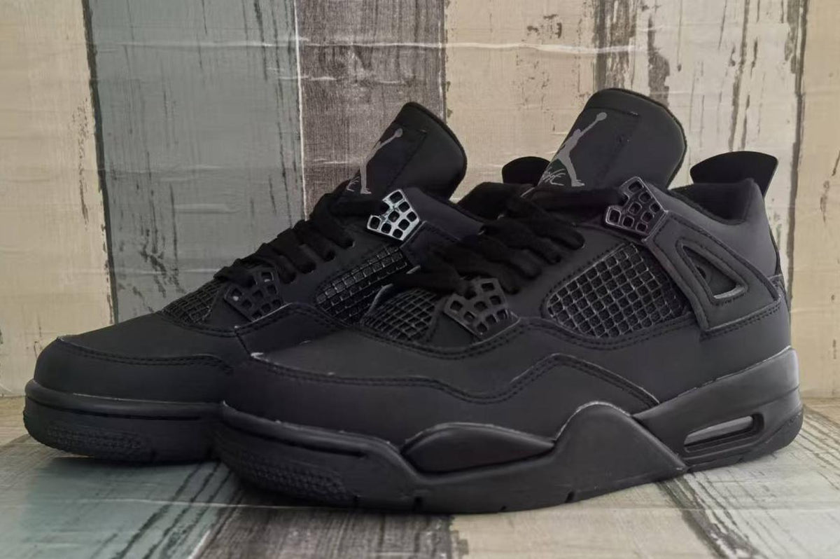 Mid Top Sneakers, Black Colorway, Lace Up Design, Casual Gift for Sneaker Fans