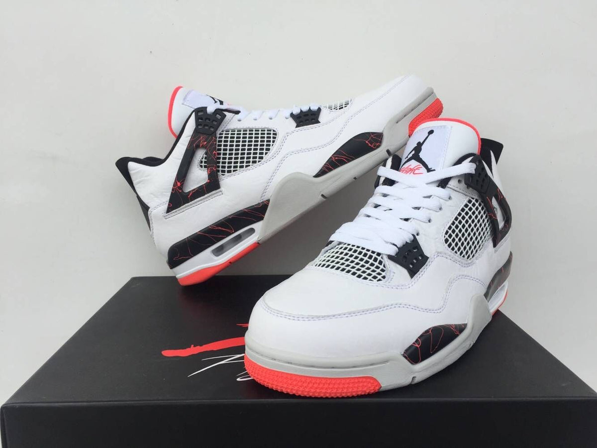 Sneakers, White Red Black Colorway, Lace Up Design, Casual Gift for Sneaker Fans