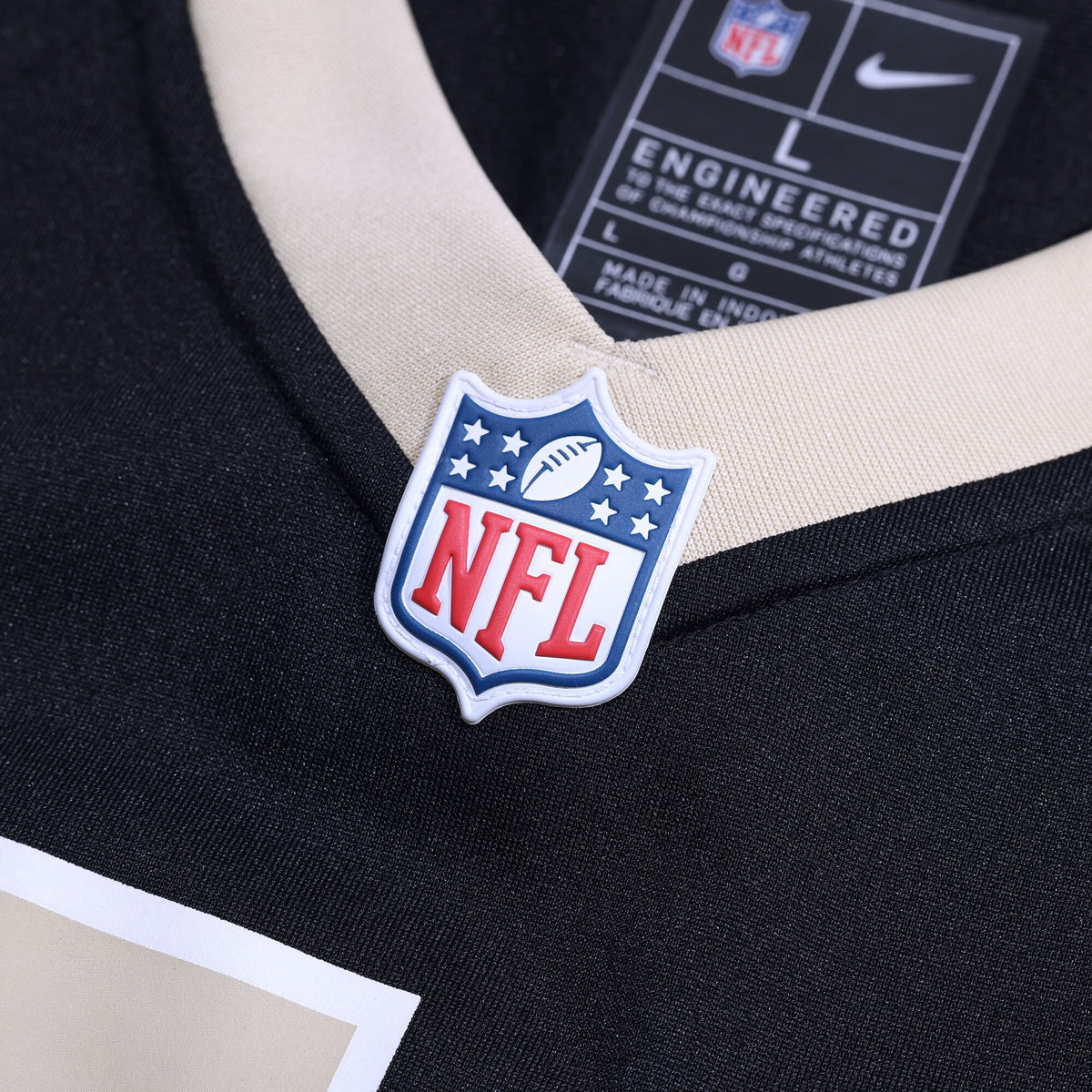 New Orleans Saints Drew Desjarlais Black Game Player Jersey