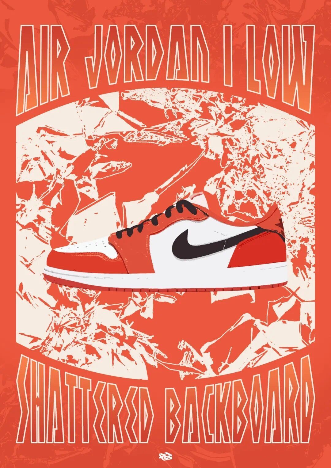 Low Top Sneakers, White Orange Colorway, Lace Up Design, Casual Gift for Sneaker Fans