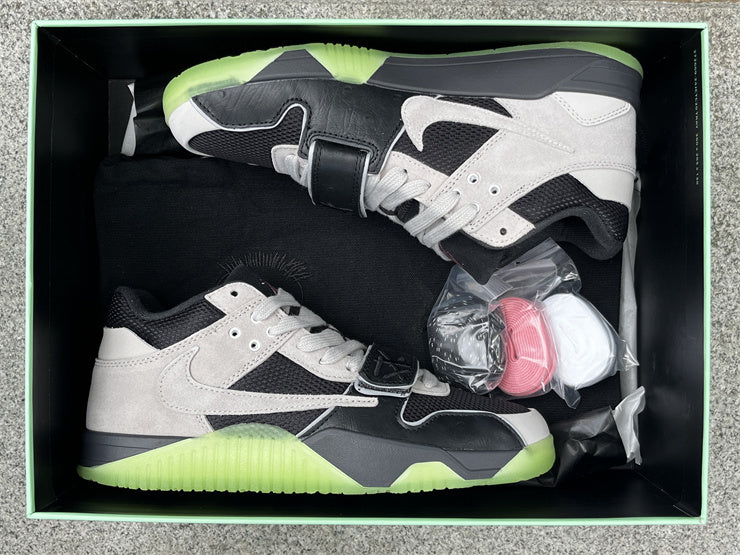 Mid Top Sneakers, Black Green Colorway, Glow in the Dark Detail, Lace Up Design, Casual Gift for Sneaker Fans