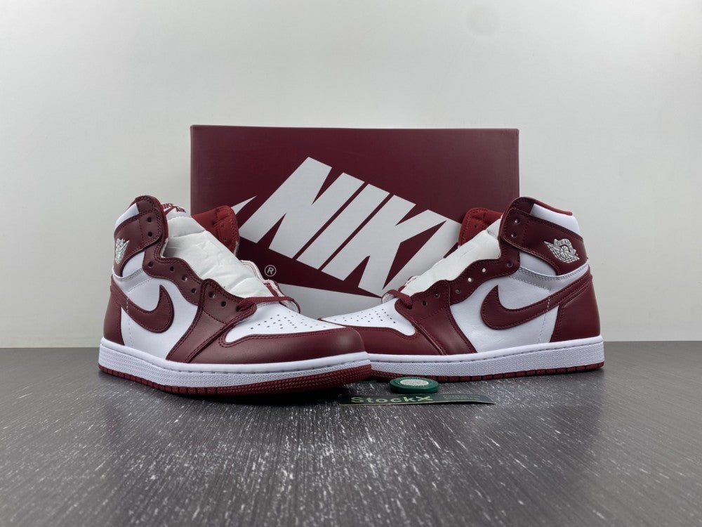 High Top Sneakers, White Red Colorway, Lace Up Design, Casual Gift for Sneaker Fans