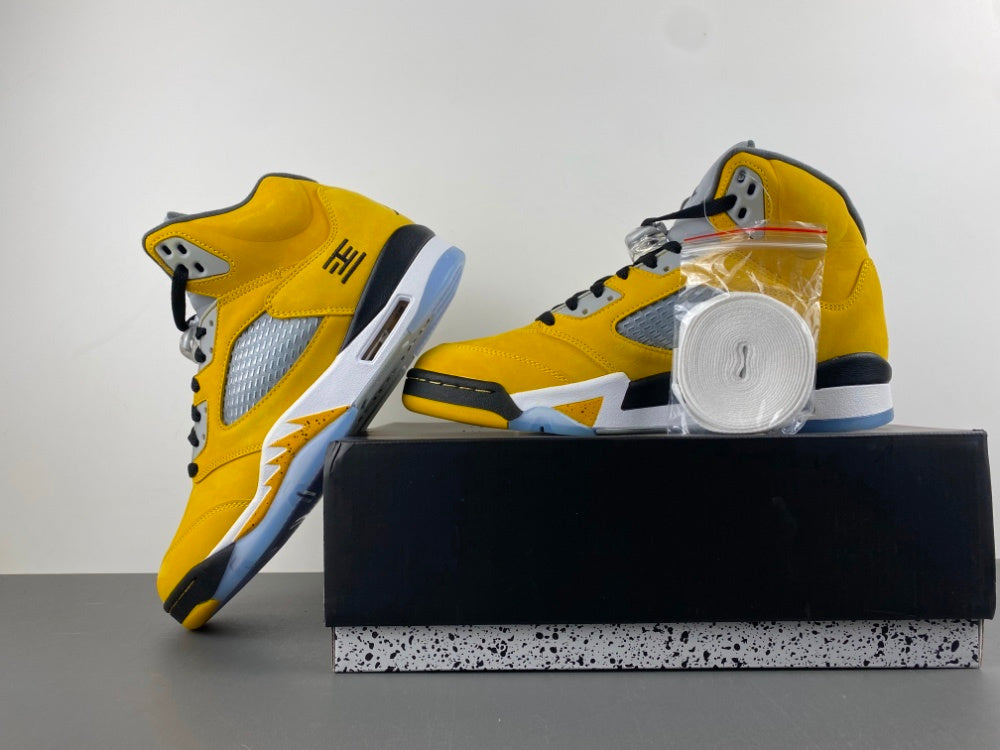 Low Top Sneakers, Yellow Colorway, Lace Up Design, Casual Gift for Sneaker Fans