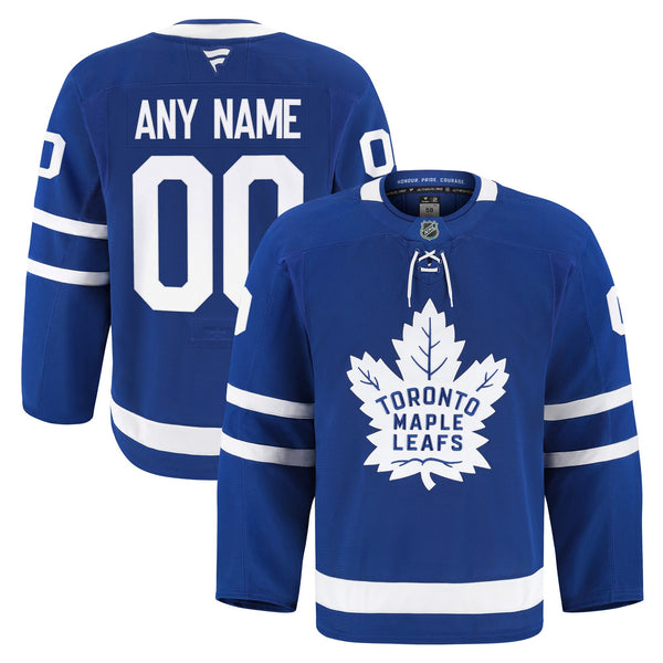 Toronto Maple Leafs Fanatics Blue Home Authentic Pro Custom Jersey