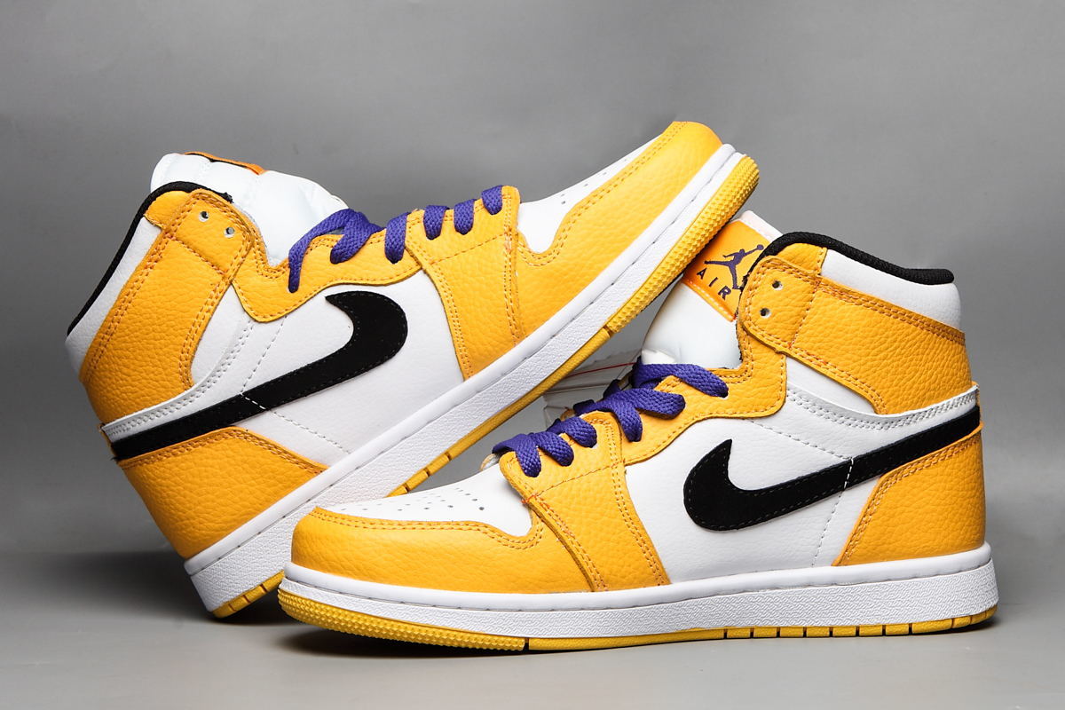 Sneakers, Yellow White Colorway, Lace Up Design, Casual Gift for Sneaker Fans