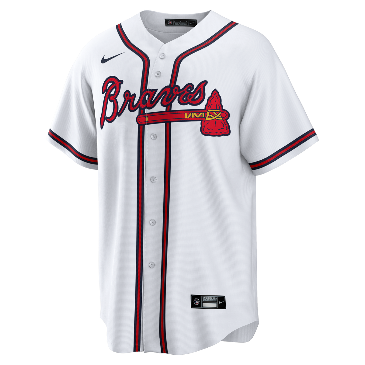 Atlanta Braves Chipper Jones White Home Retired Player Replica Jersey