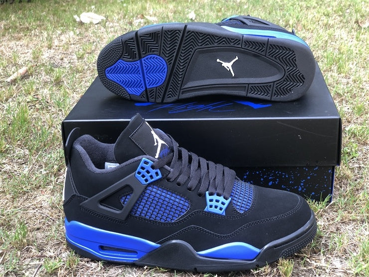 Sneakers, Blue Black Colorway, Lace Up Design, Casual Gift for Sneaker Fans