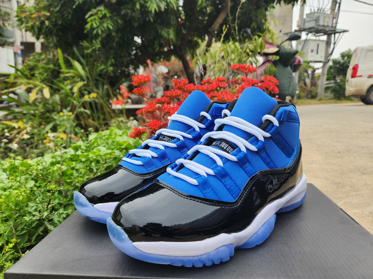 Sneakers, Blue Black Colorway, Lace Up Design, Casual Gift for Sneaker Fans